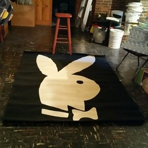 Play boy bunny area rug
